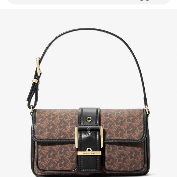 Michael Kors Medium Empire Monogram Shoulder Handbag - Picture 1 of 8